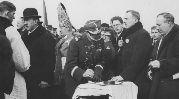  Obchody rocznicy powstania listopadowego na Grochowie w Warszawie, 01.03.1931 r.  