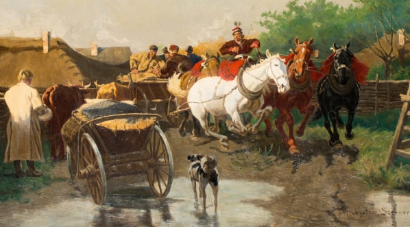  "W zagrodzie" Władysława Szernera.  