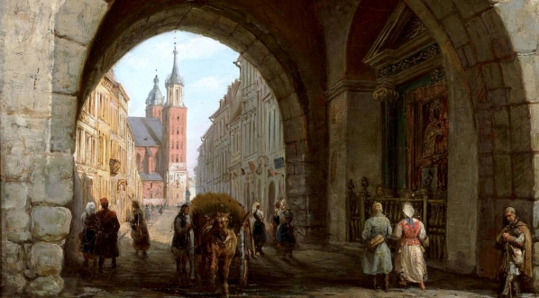  " Brama Floriańska w Krakowie" Marcina Zaleskiego.  
