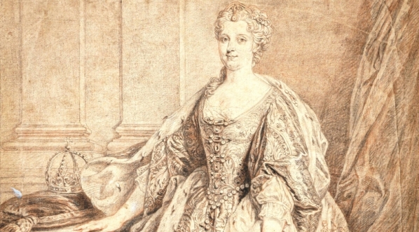  "Portret Katarzyny Opalińskiej w stroju koronacyjnym" Nicolasa IV Larmessina.  