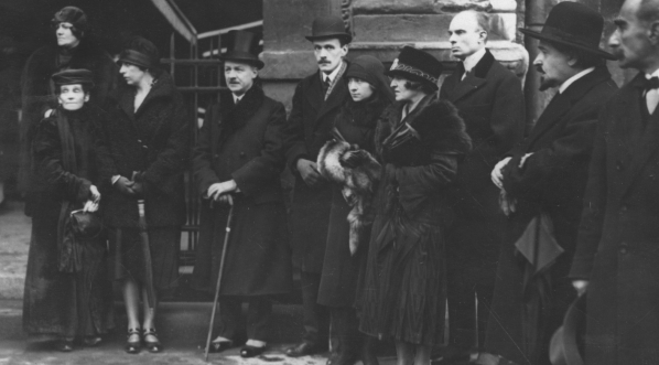  Pogrzeb Marii z Malewskich Mickiewicz, żony Władysława Mickiewicza w grudniu 1926 r.  