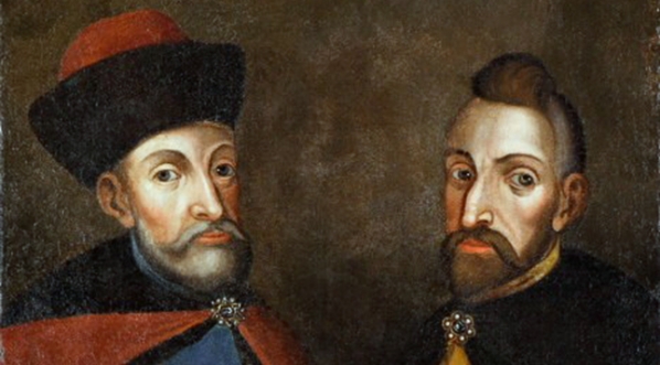  Portret braci Lwa i Mikołaja Michajłowiczów Sapiehów.  