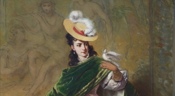  "Dama z gołębiem" Władysława Bakałowicza.  