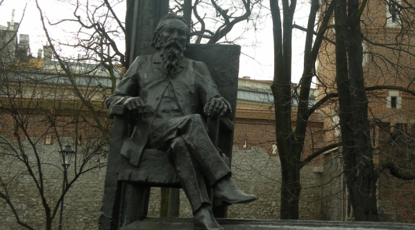  Pomnik Jana Matejki na Plantach w Krakowie.  