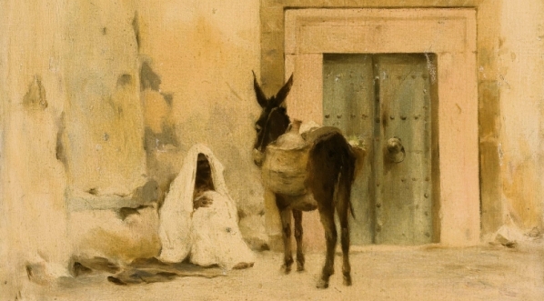  "Arab i osioł pod murem domu" Tadeusza Ajdukiewicza.  