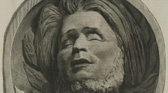  Adam Mickiewicz z pomnika na cmentarzu Montmorency  