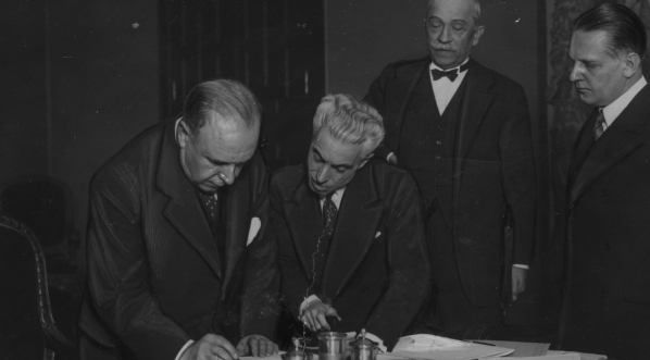  Podpisanie polsko-hiszpańskiej konwencji handlowej i nawigacyjnej, Madryt, 14.12.1934 r.  