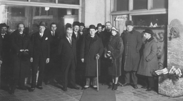  Otwarcie wystawy prac Niezależnych Artystów Plastyków w lokalu Józefa Sperlinga w Krakowie 21.01.1927 r.  