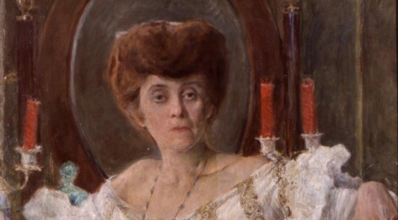  "Portret Gabrieli Zapolskiej" Stanisława Janowskiego.  