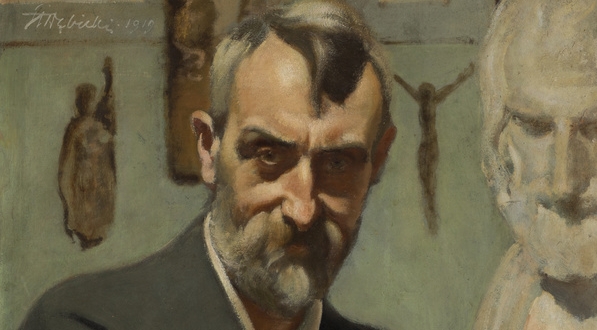  "Autoportret" Stanisława Dębickiego.  
