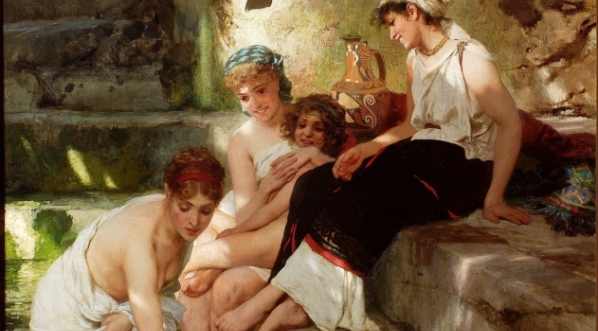  "Przed kąpielą (Idylla)" Henryka Siemiradzkiego.  