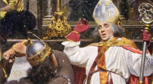  "Bolesław Śmiały zabija Św. Stanisława" Aleksandra Augustynowicza.  