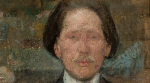  "Portret Mieczysława Jakimowicza" Olgi Boznańskiej.  