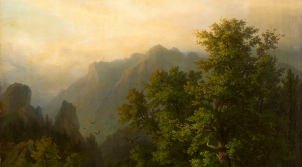  "Dolina Strążyska w Tatrach" Alfreda Schouppé.  