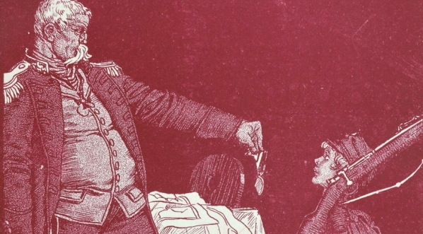  Ilustracja Bogdana Nowakowskiego do powieści Edwarda Słońskiego „Prawdziwa wojna”.  