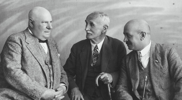  Mieczysław Frenkiel, Julian Fałat i Kornel Makuszyński.  