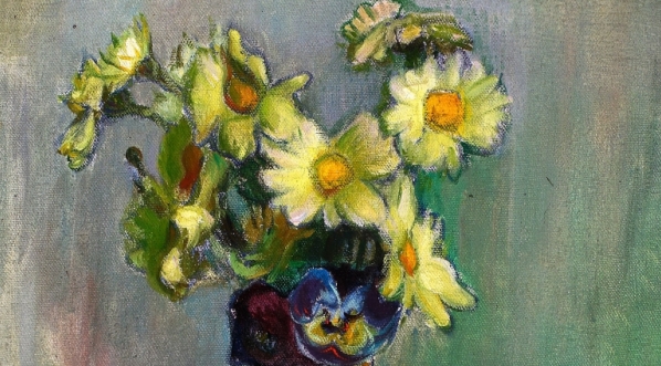  "Kwiaty w żółtym dzbanku" Władysława Ślewińskiego.  