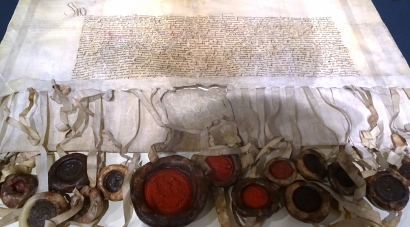  List króla Polski Władysława III z 8 marca 1440 roku, informujący delegację węgierską o przyjęciu  wyboru na króla Węgier.  