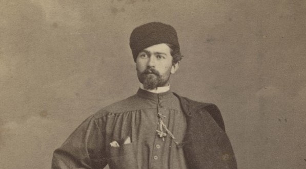  Antoni Kozakiewicz w stroju z okresu powstania styczniowego.  