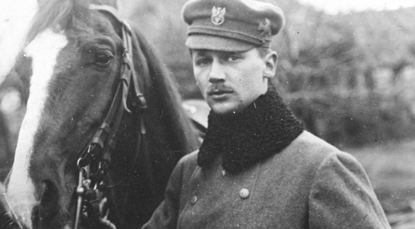  Tadeusz Wyrwa-Furgalski na froncie wschodnim nad Stochodem.  