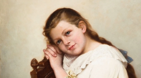  "Portret Wandy Chełmońskiej jako dziecka" Alfonsa Borkowskiego.  