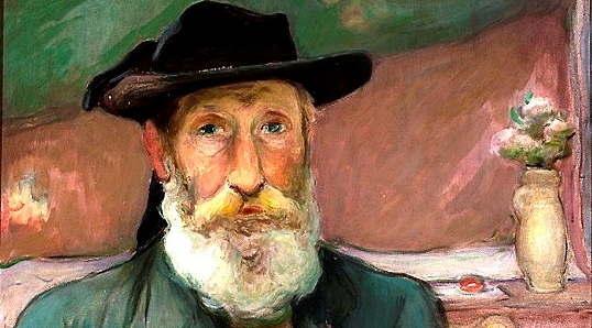  "Autoportret w bretońskim kapeluszu" Władysława Ślewińskiego.  