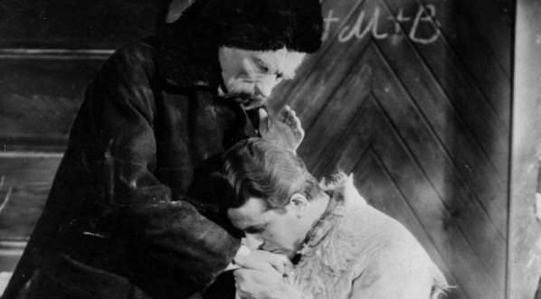  Scena z filmu Michała Waszyńskiego "Bohaterowie Sybiru" z 1936 r.  