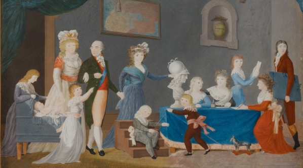 Rodzina Szczęsnego Potockiego z Tulczyna - obraz nieznanego autora z ok. 1793/1794.  