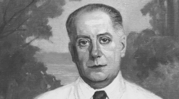  Obraz Stanisława Niesiołowskiego przedstawiający portret Antoniego Ossendowskiego namalowany w 1931 roku.  