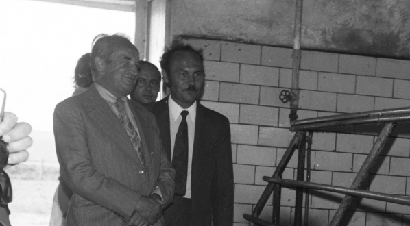  Wizyta prezesa Stanisława Gucwy w Rolniczej Spółdzielni Produkcyjnej w Pilchowicach we wrześniu 1975 r.  