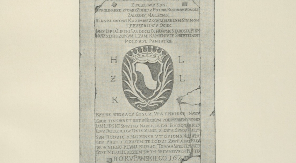  Epitafium rodziny pułkownika Jana Lipskiego, z roku 1677, w kościele Bernardynów w Krakowie.  