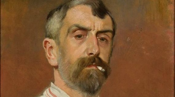  "Portret własny z papierosem" Stanisława Dębickiego.  