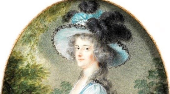  "Portret Anny Marii Lubomirskiej"  Heinricha Friedricha Fügera.  