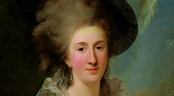  "Portret Anny Teofili z Sapiehów Potockiej" Marcelego Bacciarellego.  