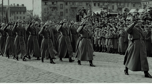  Promocja podchorążych w Szkole Podchorążych Kawalerii w Grudziądzu 15.10.1938 r.  