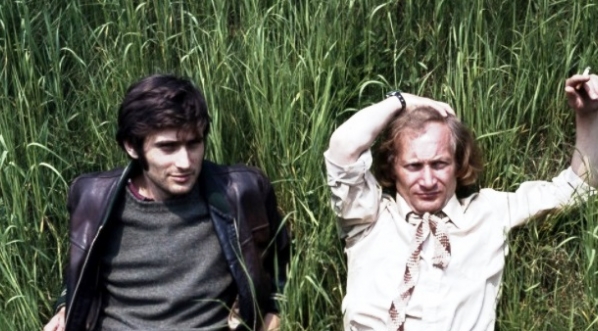  Olgierd Łukaszewicz i Wojciech Pszoniak w filmie Jerzego Gruzy "Przeprowadzka" z 19 72 r.  