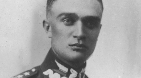  Reprodukcja portretu rotmistrza Józefa Szostaka.  