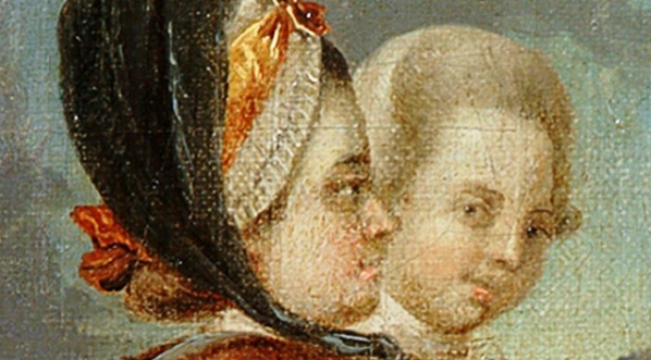  "Matka z dobrym synem na spacerze" Daniela Chodowieckiego.  