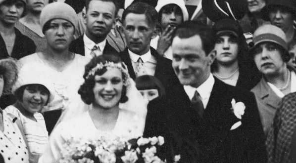  Ślub Lody Halamy z Andrzejem Dembińskim w Warszawie 2.07.1930 r.  