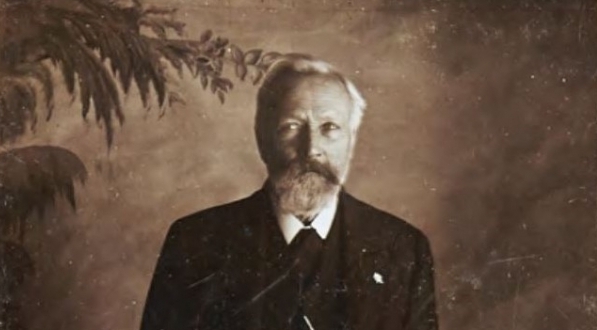  Benedykt Dybowski z cygarem.  