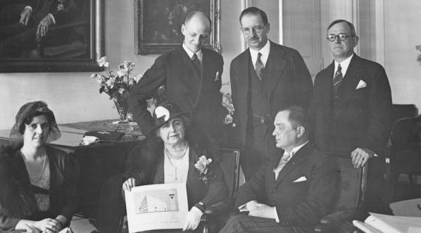  Wizyta wdowy po prezydencie Stanów Zjednoczonych Edith Wilson w Polsce 3.07.1931 r.  