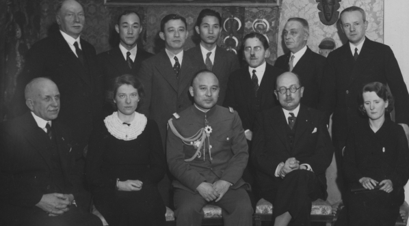  Pożegnanie ustępującego japońskiego attache wojskowego gen. Masataka Yamawaki, 17.12.1935 r.  