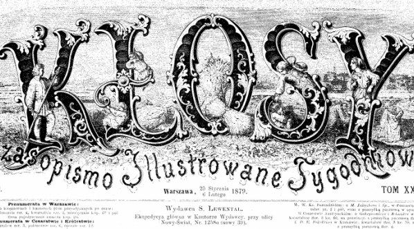  Strona tytułowa tygodnika "Kłosy" nr 710 z 6 lutego 1879 r.  