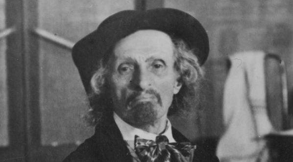  Rufin Morozowicz jako Malarz w operetce "Wieszczka karnawału" w Teatrze Nowym w Warszawie w 1923 roku.  