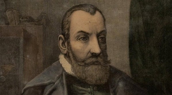  "Wizerunek Jana Kochanowskiego zaczerpnięty z portretu w zwoleńskiej kaplicy" Andrzeja Zajkowskiego.  