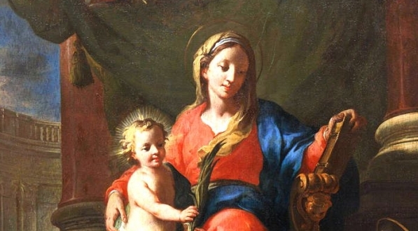 "Dziewica Maria z Jezusem i św. Jerzym" Martino Altomonte.  