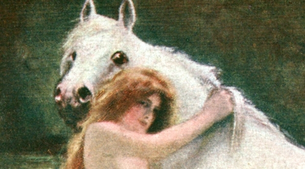  "Dobrzy przyjaciele" ("Nimfa i koń") Jana Styki.  