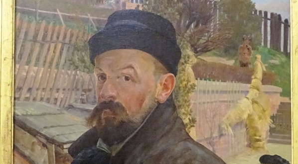  "Autoportret z hiacyntem" Jacka Malczewskiego.  