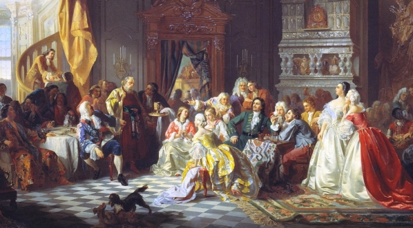  "Car Piotr I i jego dwór" Stanisława Chlebowskiego.  