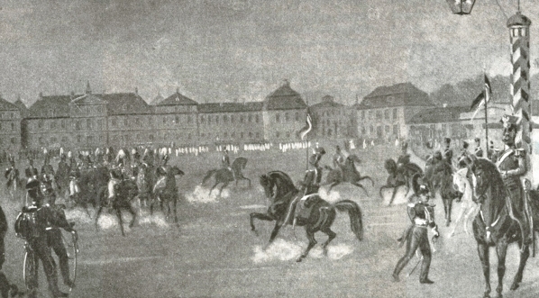  "Rewia na placu Saskim" Michała Chylewskiego.  